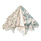 Little Anki Muslin Teppe Blomster 3-pakning (Multi)