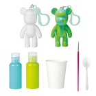 Marbleous Marble Bear pouring keyring kit 6 st