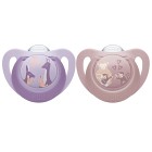 NUK First Choice Silikonsmokk 18-36m 2-pack (Monkey/Kangaroo)