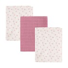 Pippi muslinklut 3-pakke(Mauve Orchid)