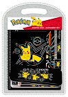 Pokémon Skrivsett med pennal og skrivebok 