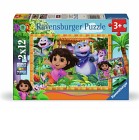 Ravensburger Dora the Explorer puslespill 2x12-brikker