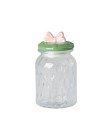 Rice Rice Glasskrukke med lokk M (Green)