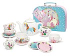 Unicorn Tesett i porselen i veske 13 deler